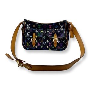 Authentic Louis Vuitton Monogrammed Multi-colored Lodge Crossbody Shoulder Bag